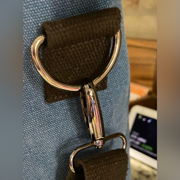 Blue denim canvas tote/shoulder/crossbody bag -women’s. - Picture 12 of 16